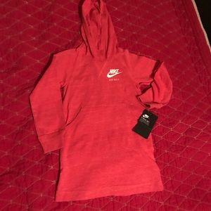 Nike dress with bloomers hoodie & pocket on front